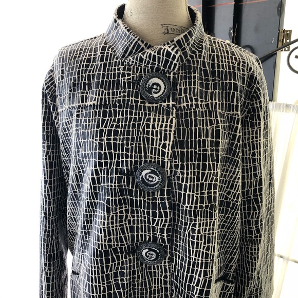 NWT Animal Print Faux Suede Jacket Coat - Picture 5 of 11